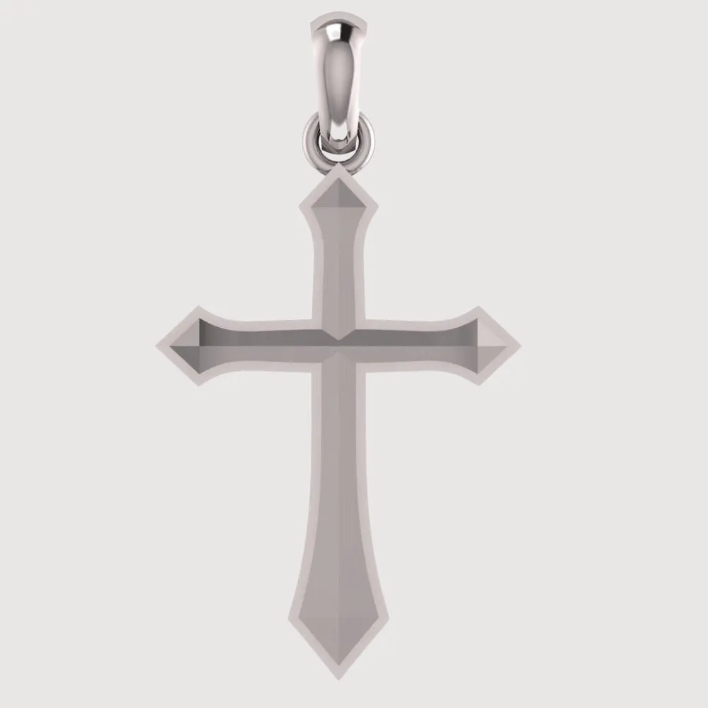 14k Gold Classic Cross Pendant