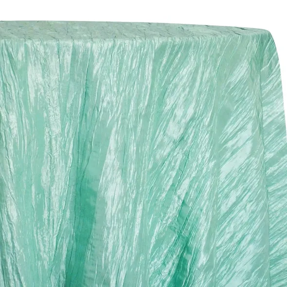 Accordion Taffeta Table Linen in Mint