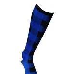 ACHI  Lumber Jack Blue Compression Socks, 20-30 mmHg