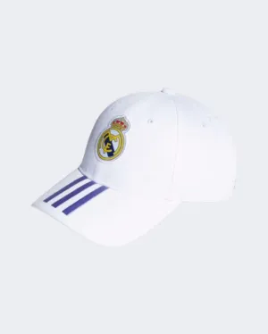 Adidas Real Madrid Baseball Unisex Football Cap White/Purple H59684