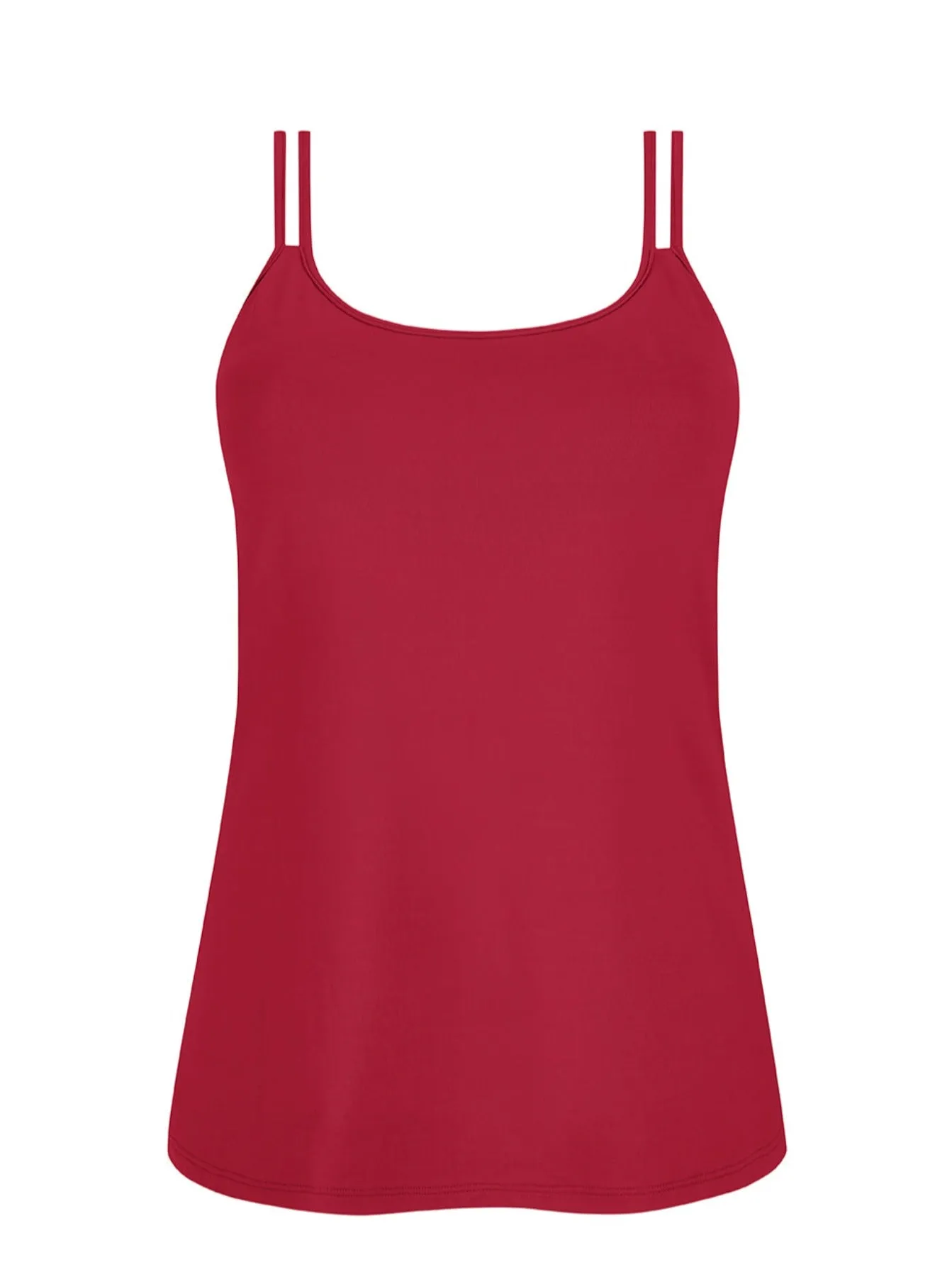 Amoena Valletta Mastectomy Top - Chilli Red