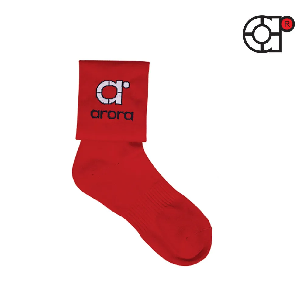 ARORA COMPETITION FOOTBALL SOCKS SENIOR & JUNIOR (RED)