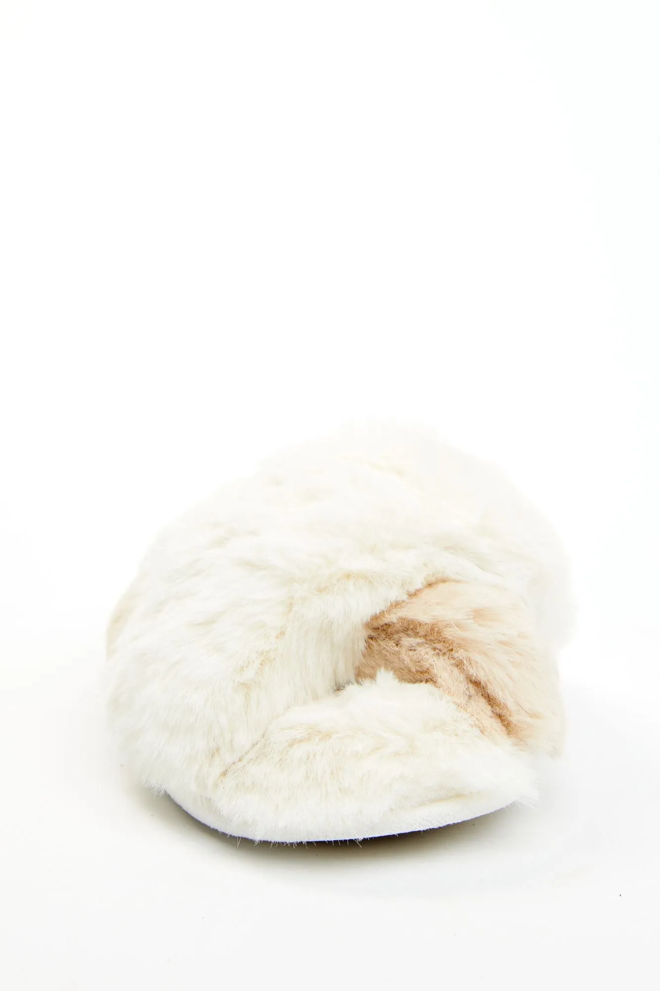 Aspen Cream Faux Fur Slippers