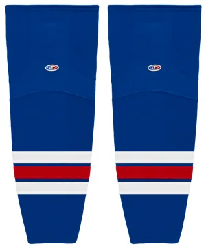 Athletic Knit (AK) HS2100-312 Kitchener Rangers Royal Blue Mesh Ice Hockey Socks