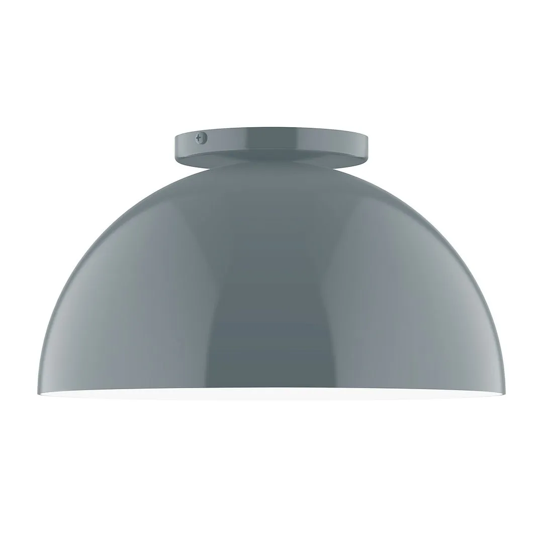 Axis Arcade 12" Flush Mount in Slate Gray