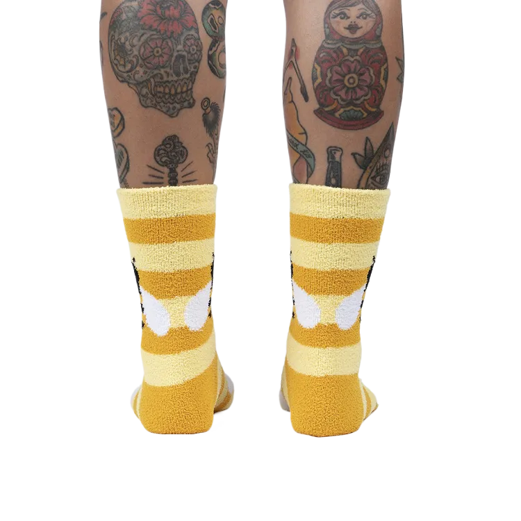 Bee Cozy Slipper Sock