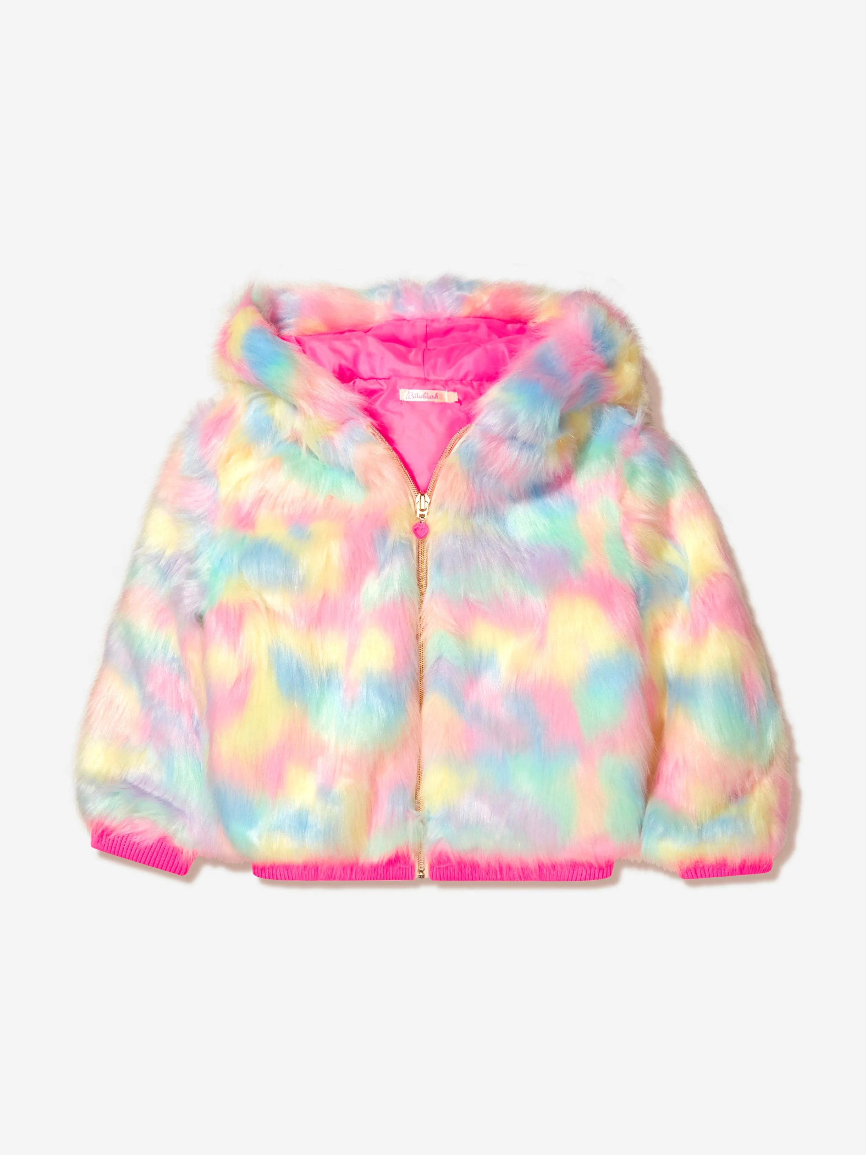 Billieblush Girls Faux Fur Jacket