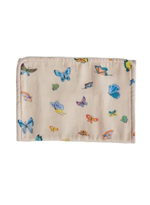 Blush Peach Madame Butterfly Burp Cloth