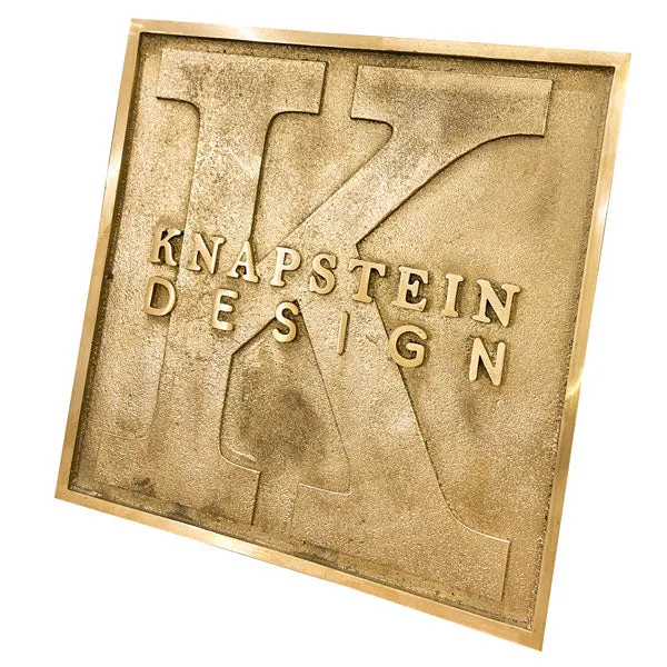 Brass Name Plaque Plate BNP015