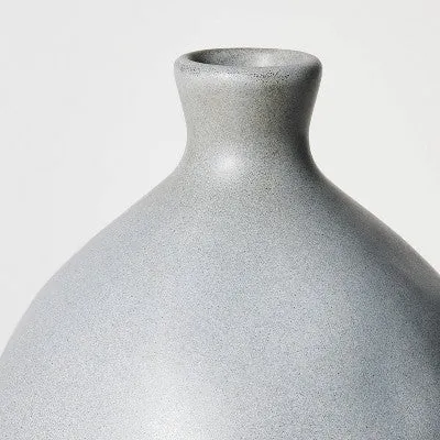 Ceramic Slate Vase Gray - Threshold designed with Studio McGee