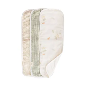 Crane Baby Burp Cloths - Willow