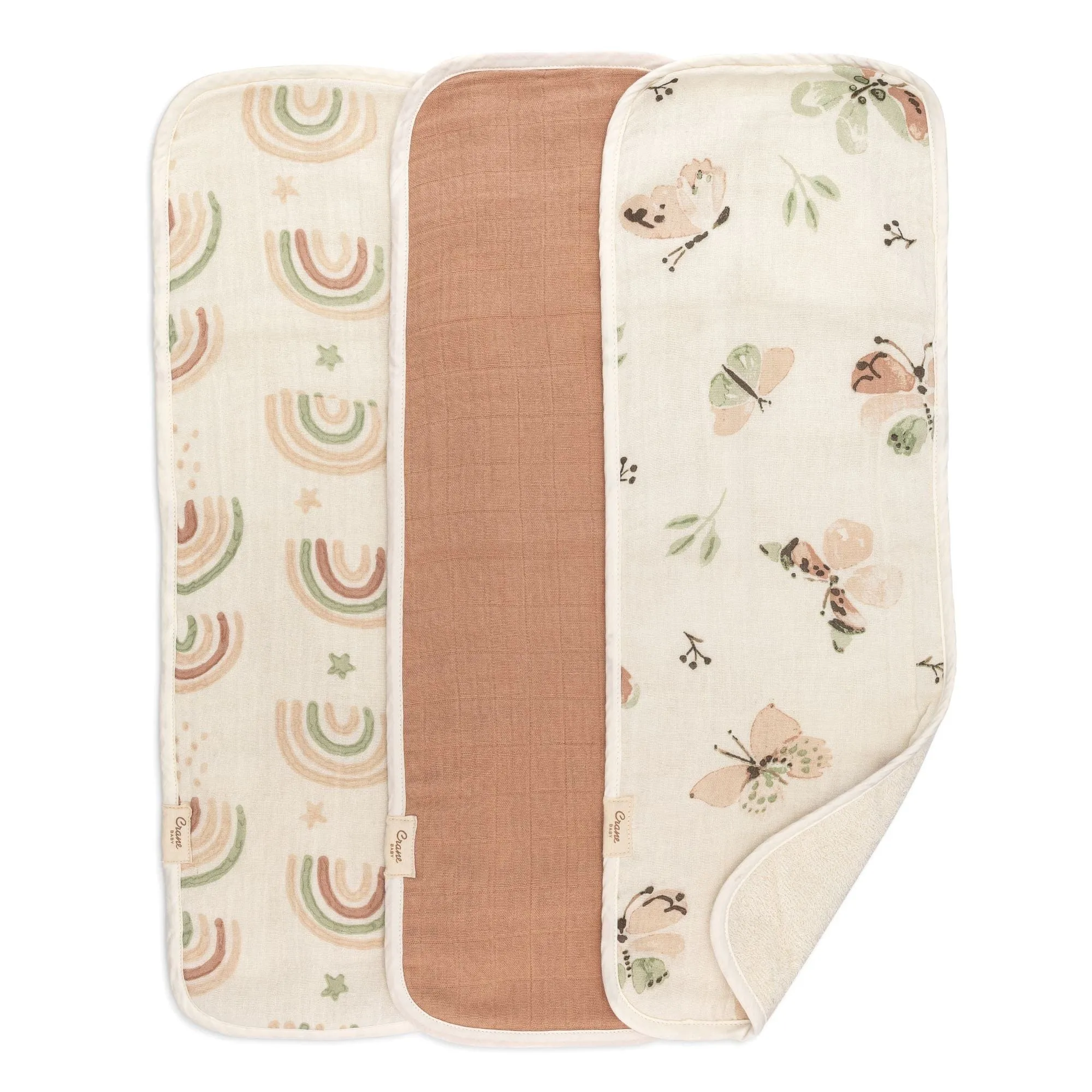 Crane Parker 3 pc. Burp Cloths