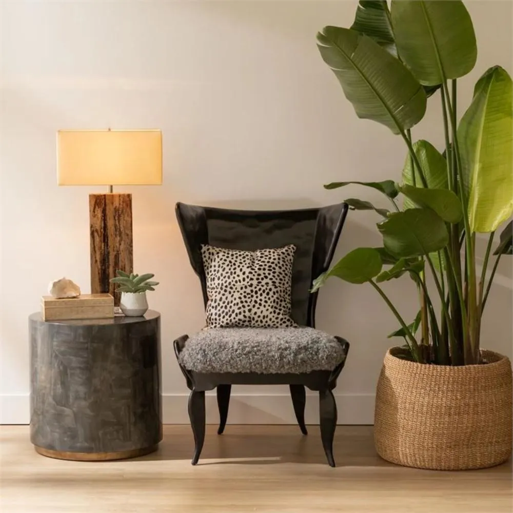 Dark Horn Side Table