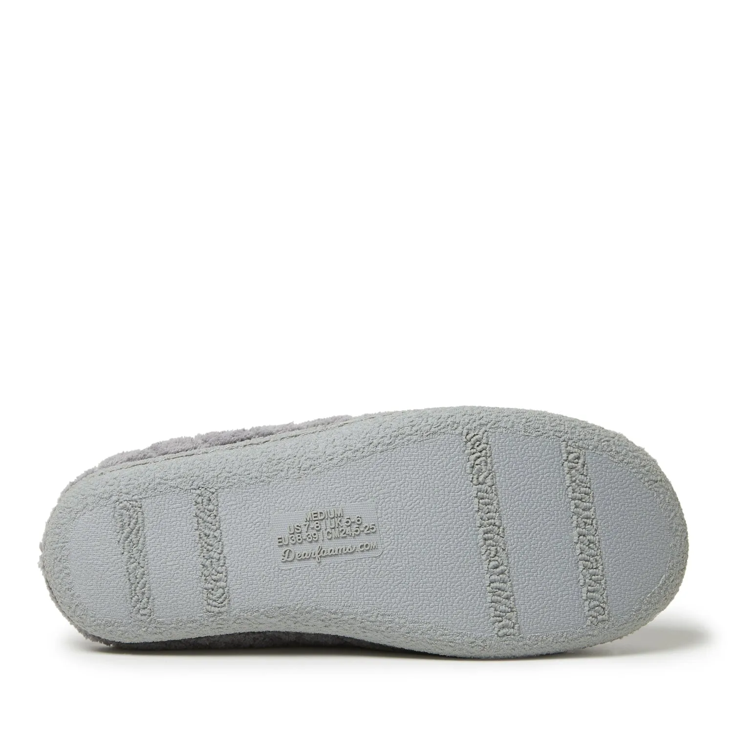 Dearfoams Womens Leslie Quilted Microfiber Terry Clog With Memory Foam