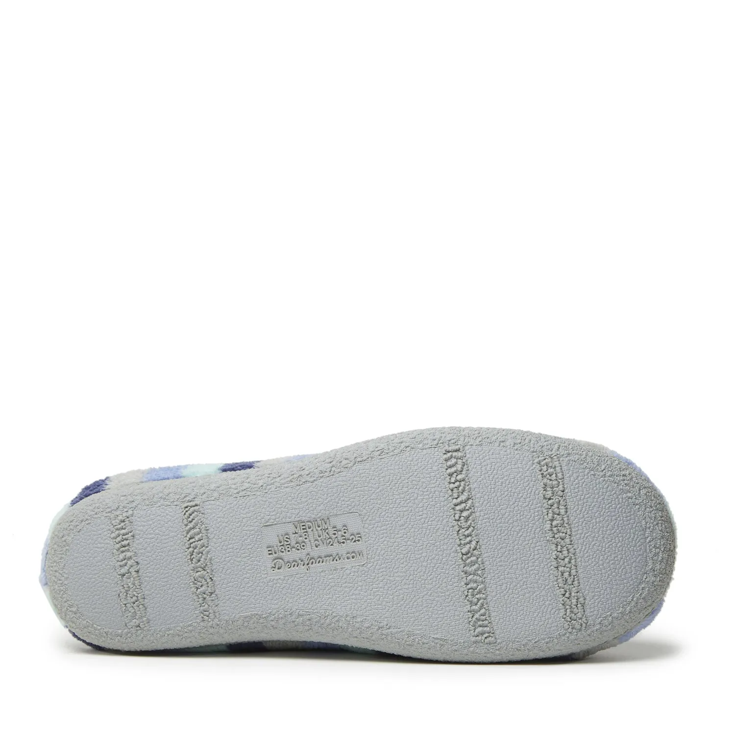 Dearfoams Womens Leslie Quilted Microfiber Terry Clog With Memory Foam