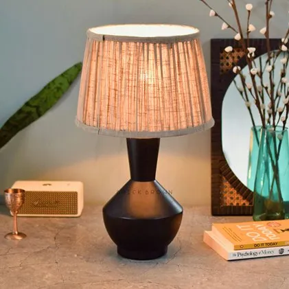 Eclipse Night Lamp | Handcrafted Mango Wood Table Lamp