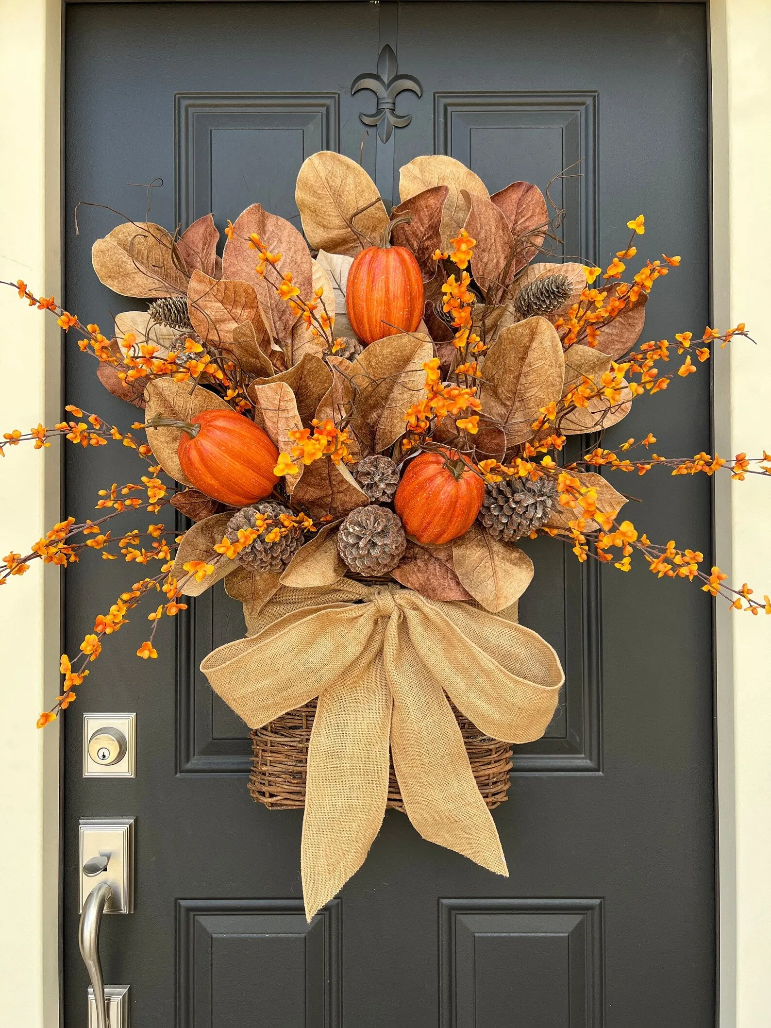 Fall Festival Wreath Basket