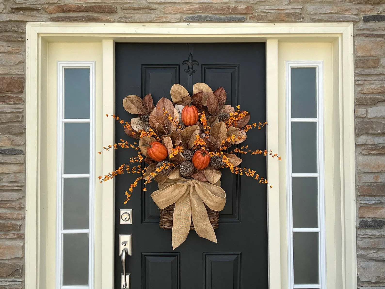 Fall Festival Wreath Basket