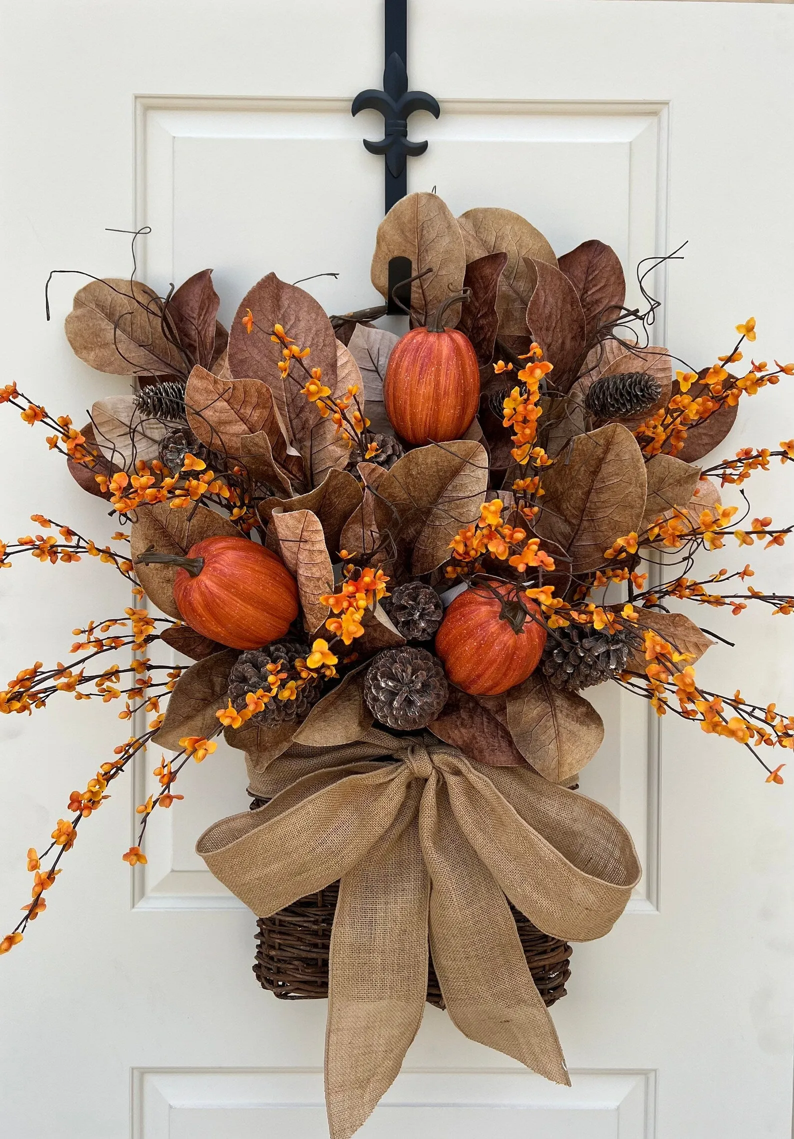 Fall Festival Wreath Basket