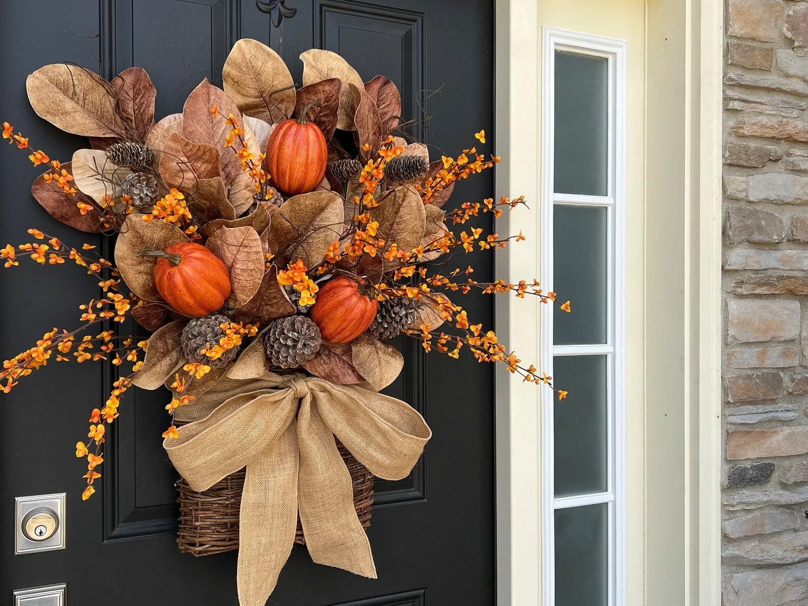 Fall Festival Wreath Basket