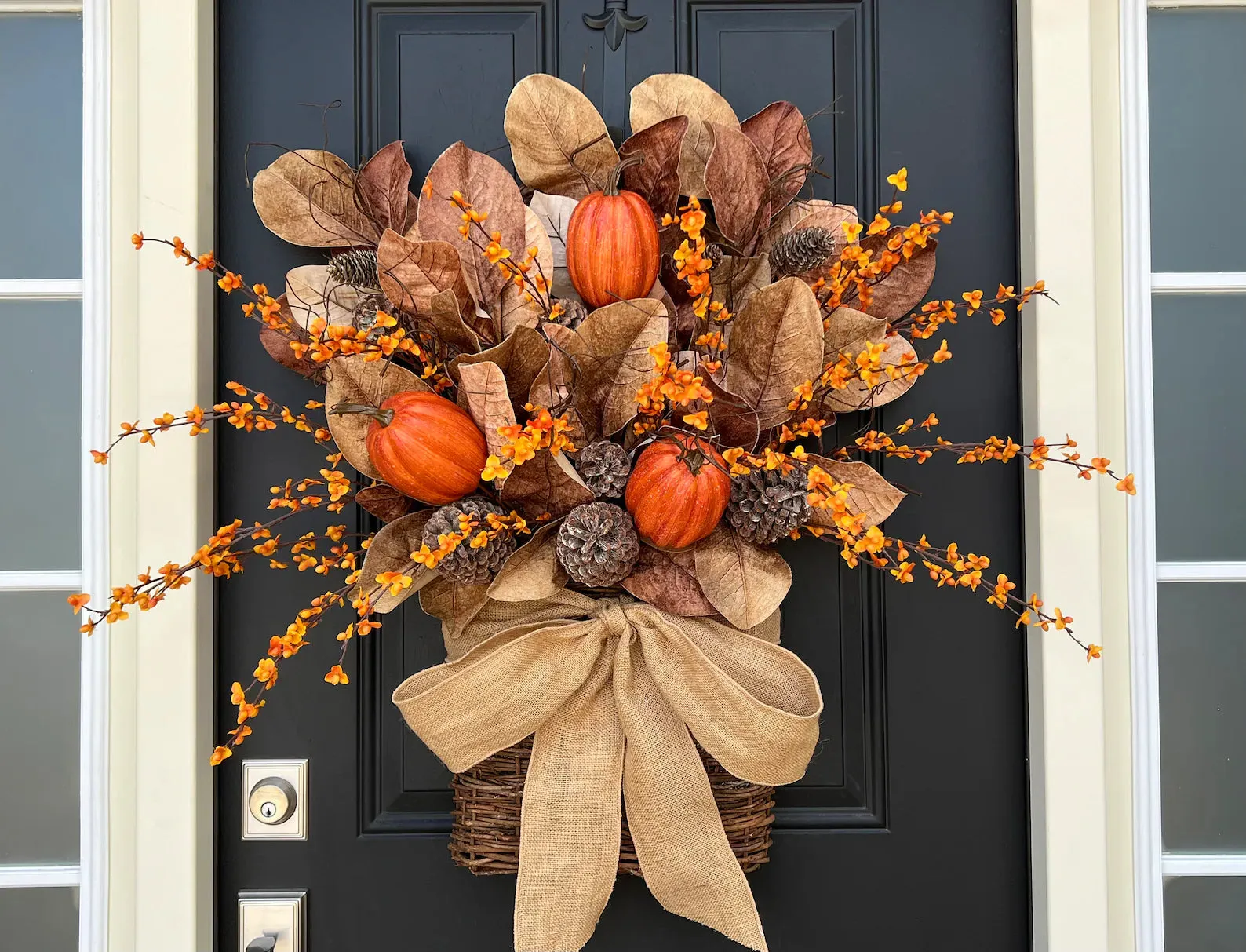 Fall Festival Wreath Basket