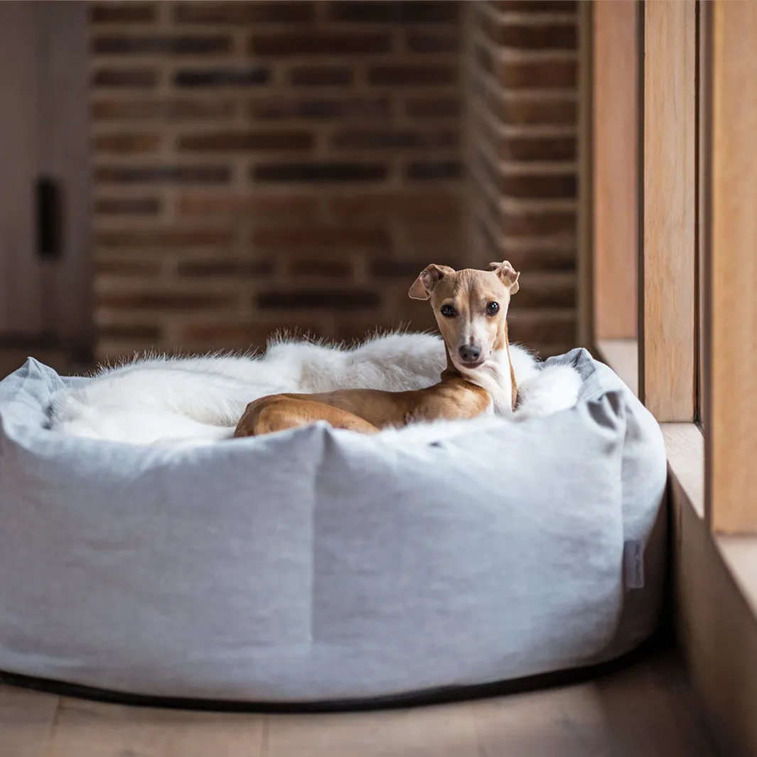 Faux-Fur Dog Blanket in Polar Bear