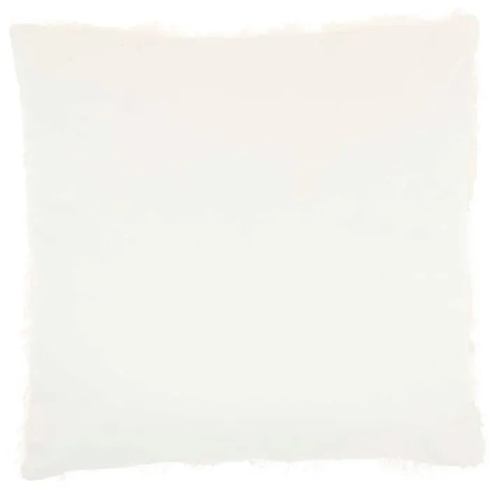 Faux Fur L0296 White Pillow