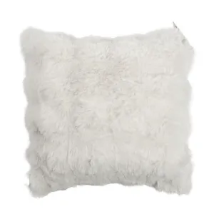 Faux Fur Scatter - White