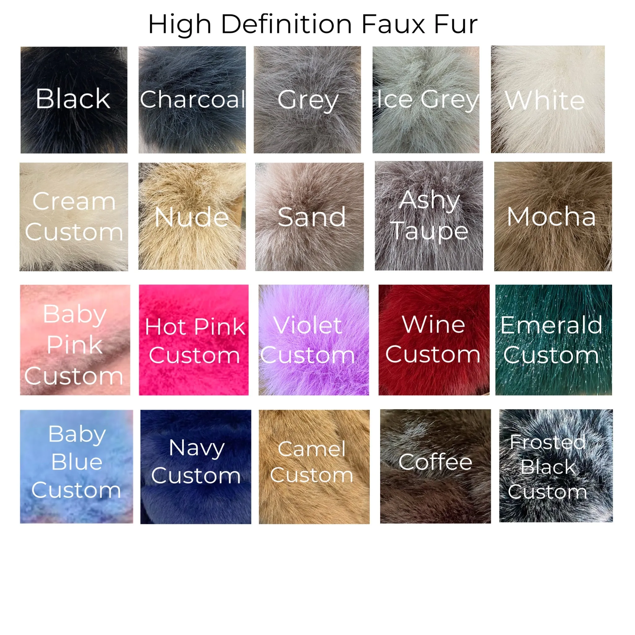 Faux Fur Stole