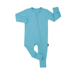 Footless Sleeper with Fold-Over Cuffs - Electric Blue