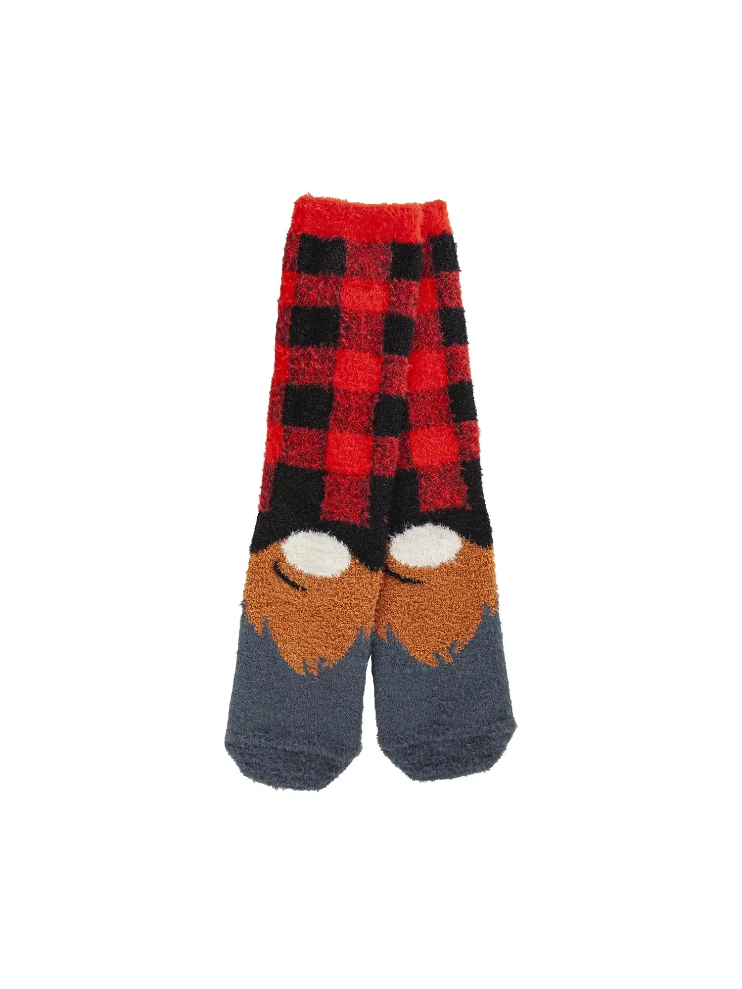 Holiday Gnome Feather Crew Sock