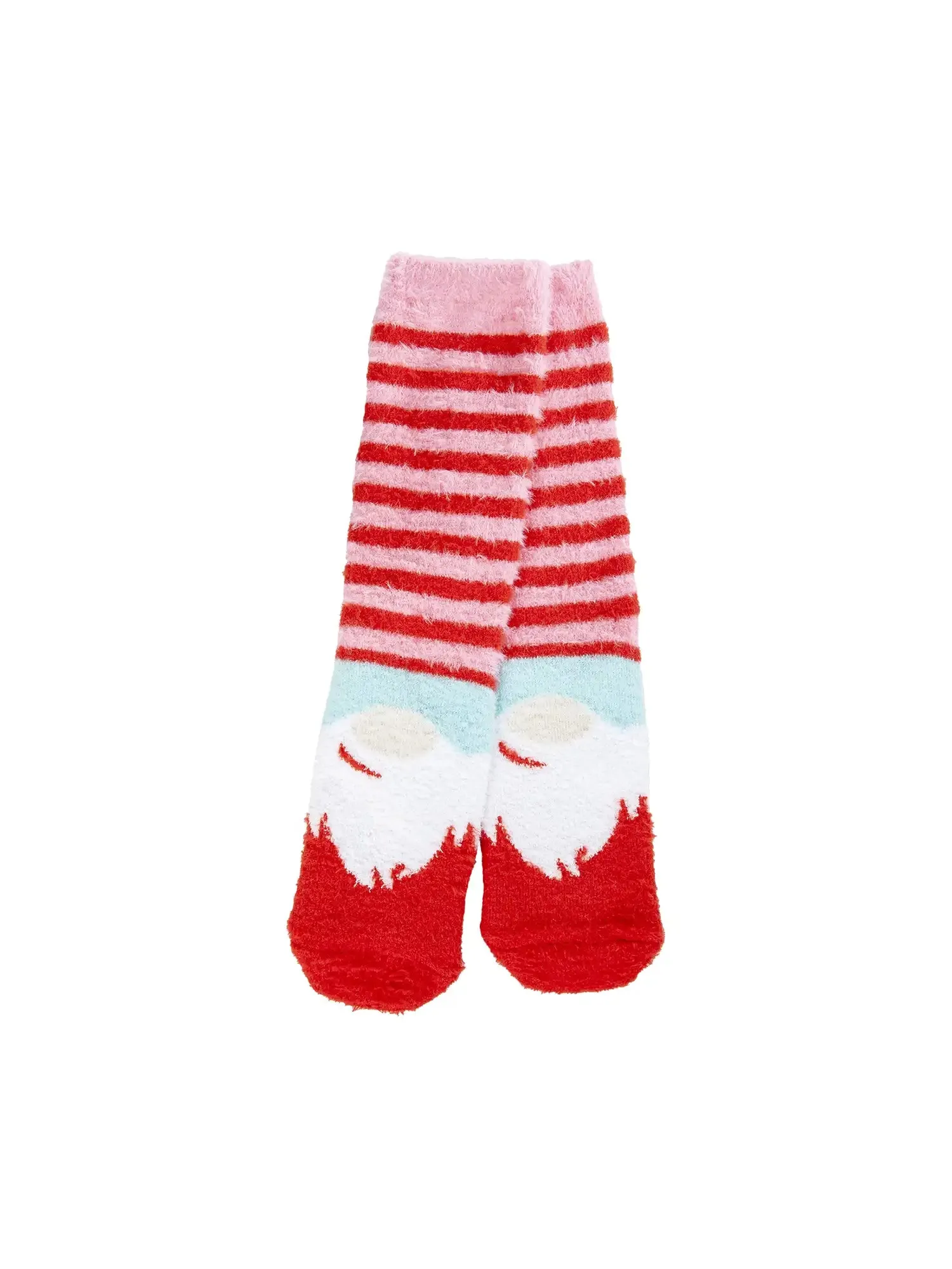 Holiday Gnome Feather Crew Sock