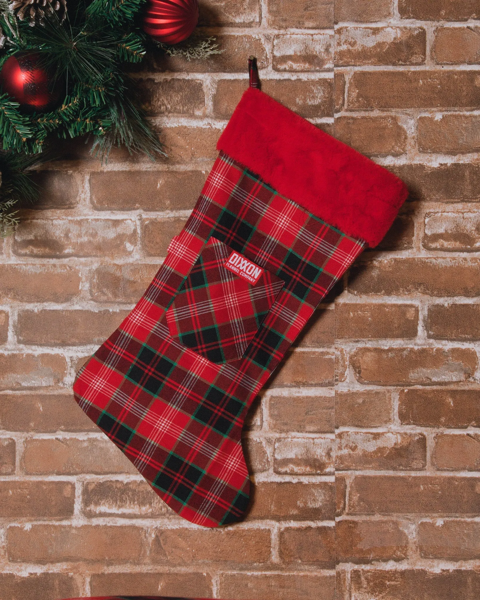 Holly Christmas Stocking