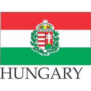 Hungary Embroidered Flag Badge