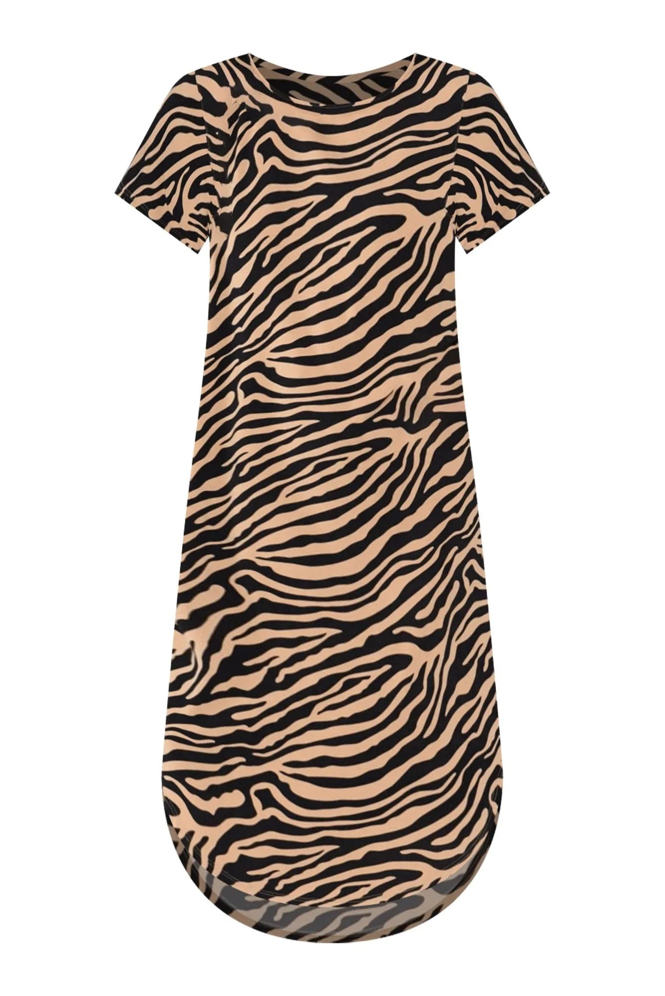 Ivy Tan Zebra Micro Modal Midi Dress