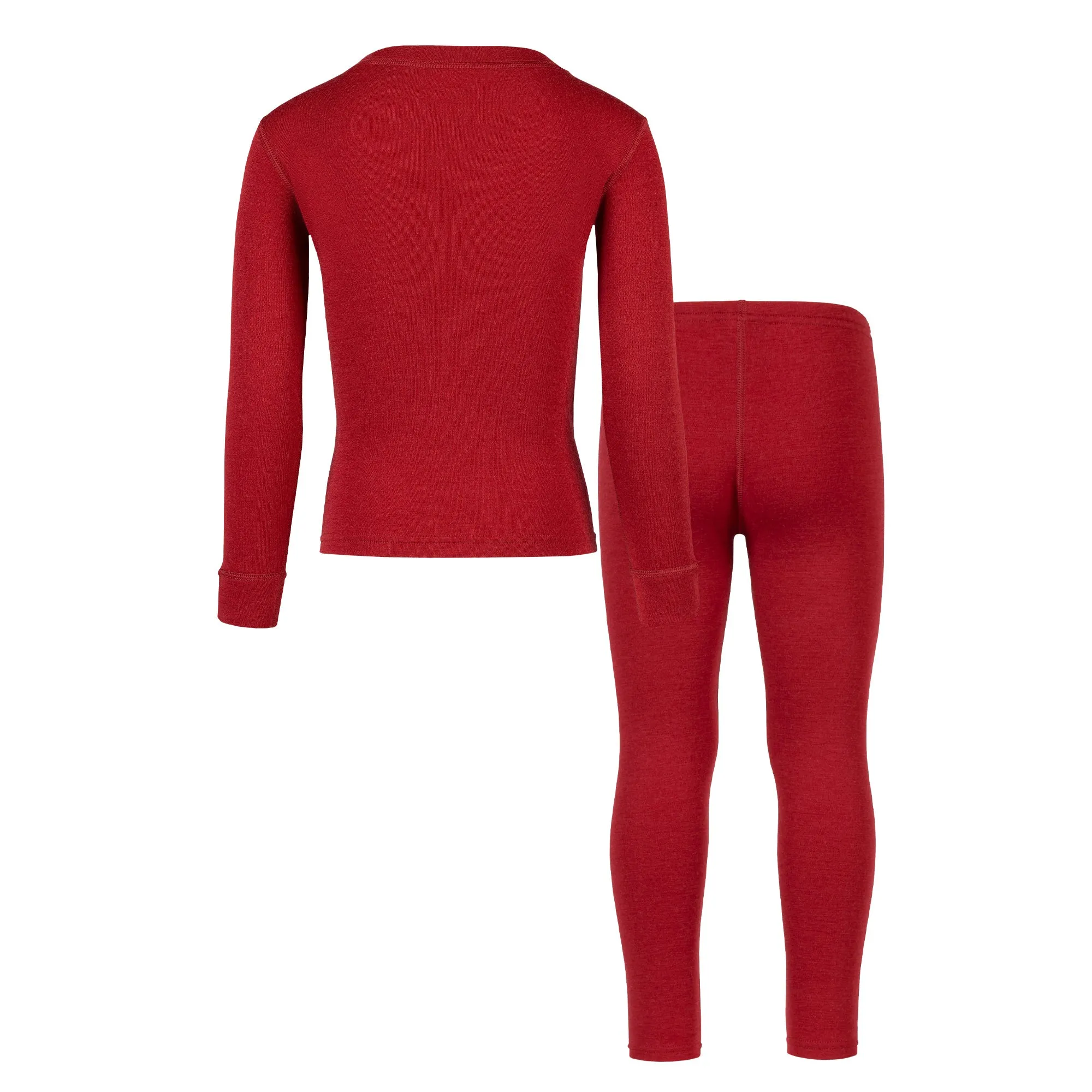 Kids' 250 Long Sleeve & Bottom 2-Piece Royal Cherry