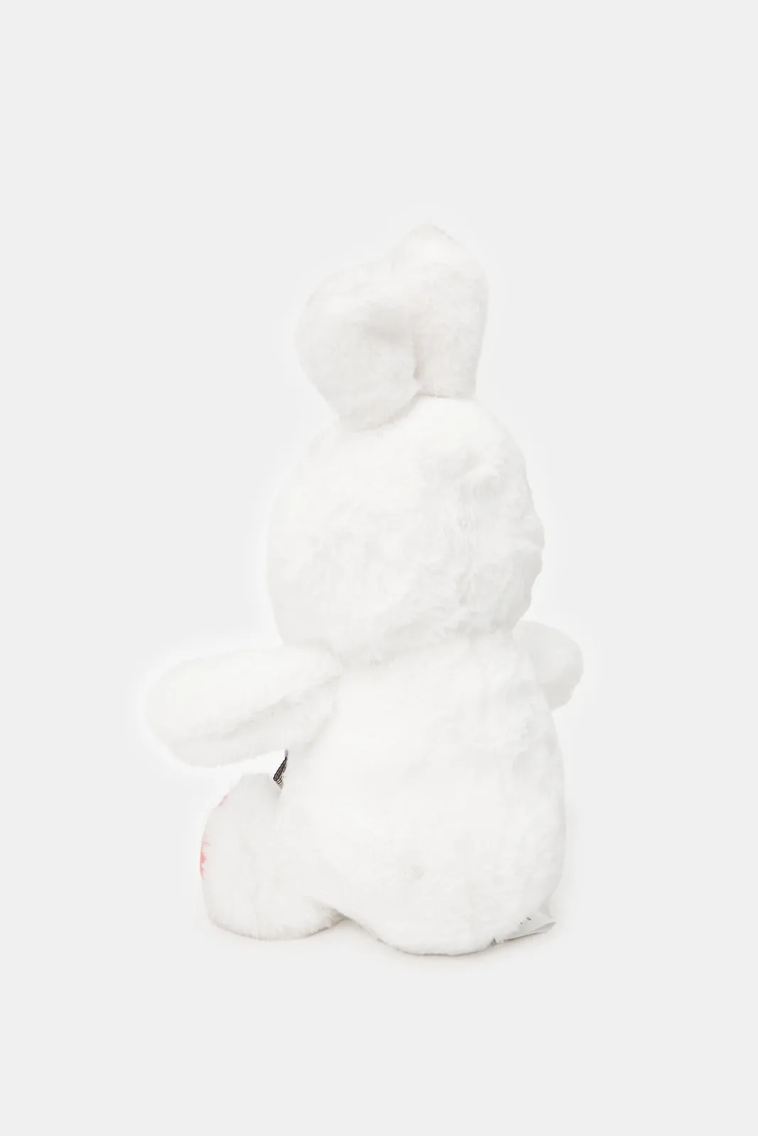 Kids White And Pink Textured Rabbit (27CM)