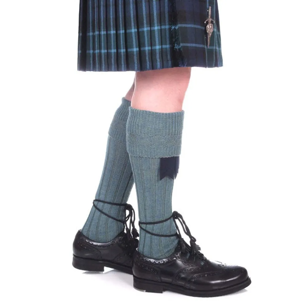 Kilt Socks - Lovat Blue