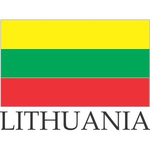 Lithuania Embroidered Flag Badge