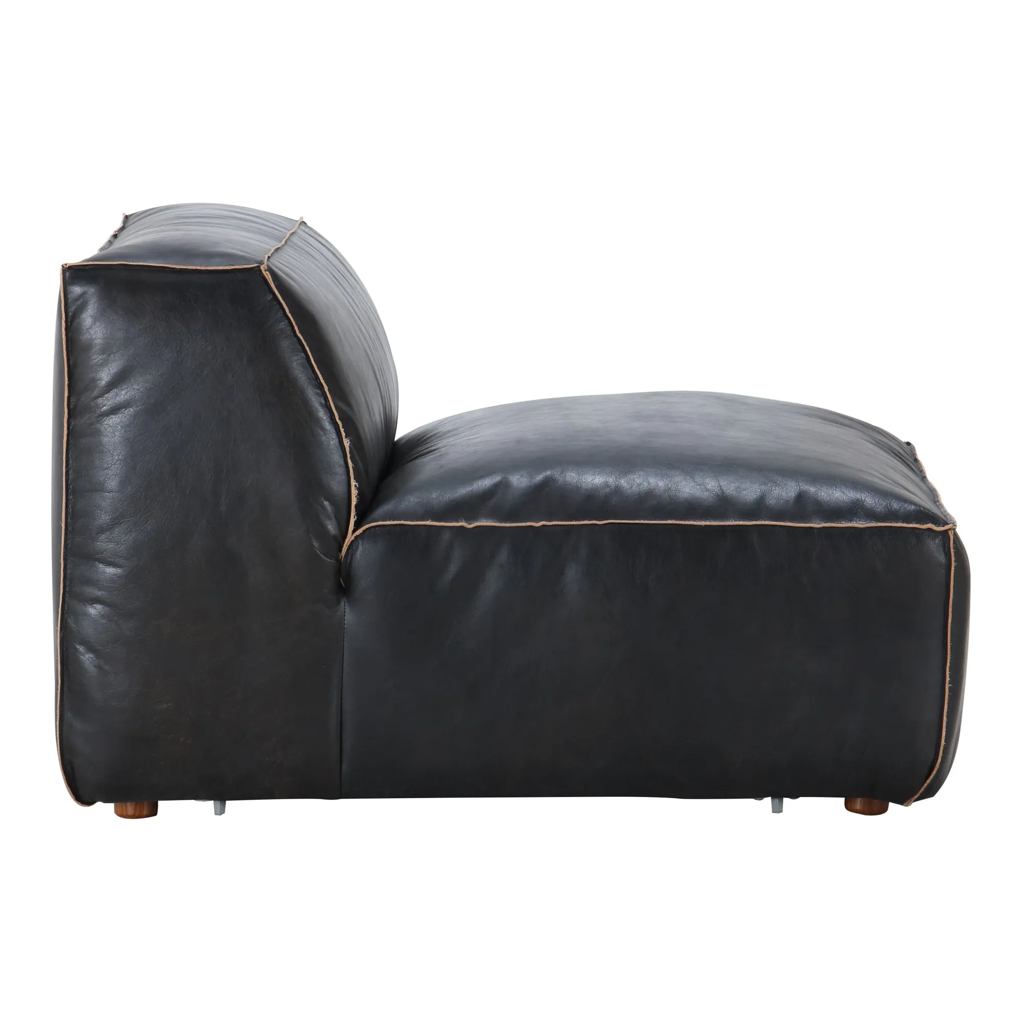 Luxe Slipper Chair Antique Black