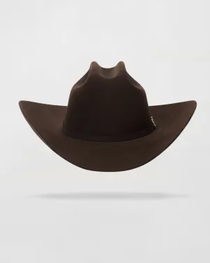 Maverick Range Felt Outdoor Cowboy Hat in Chocolate