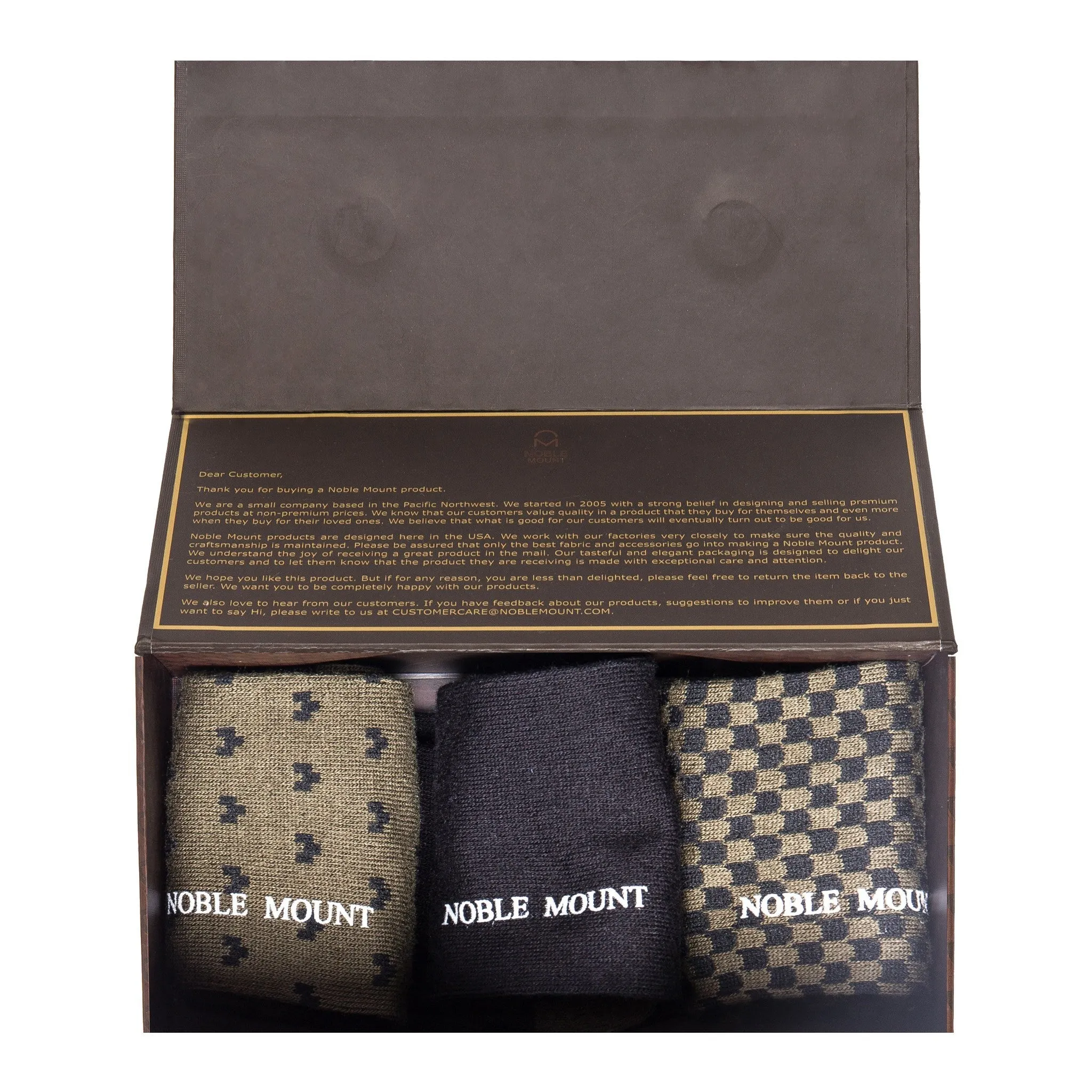 Men's Bamboo Crew Dress Socks 3-Pack