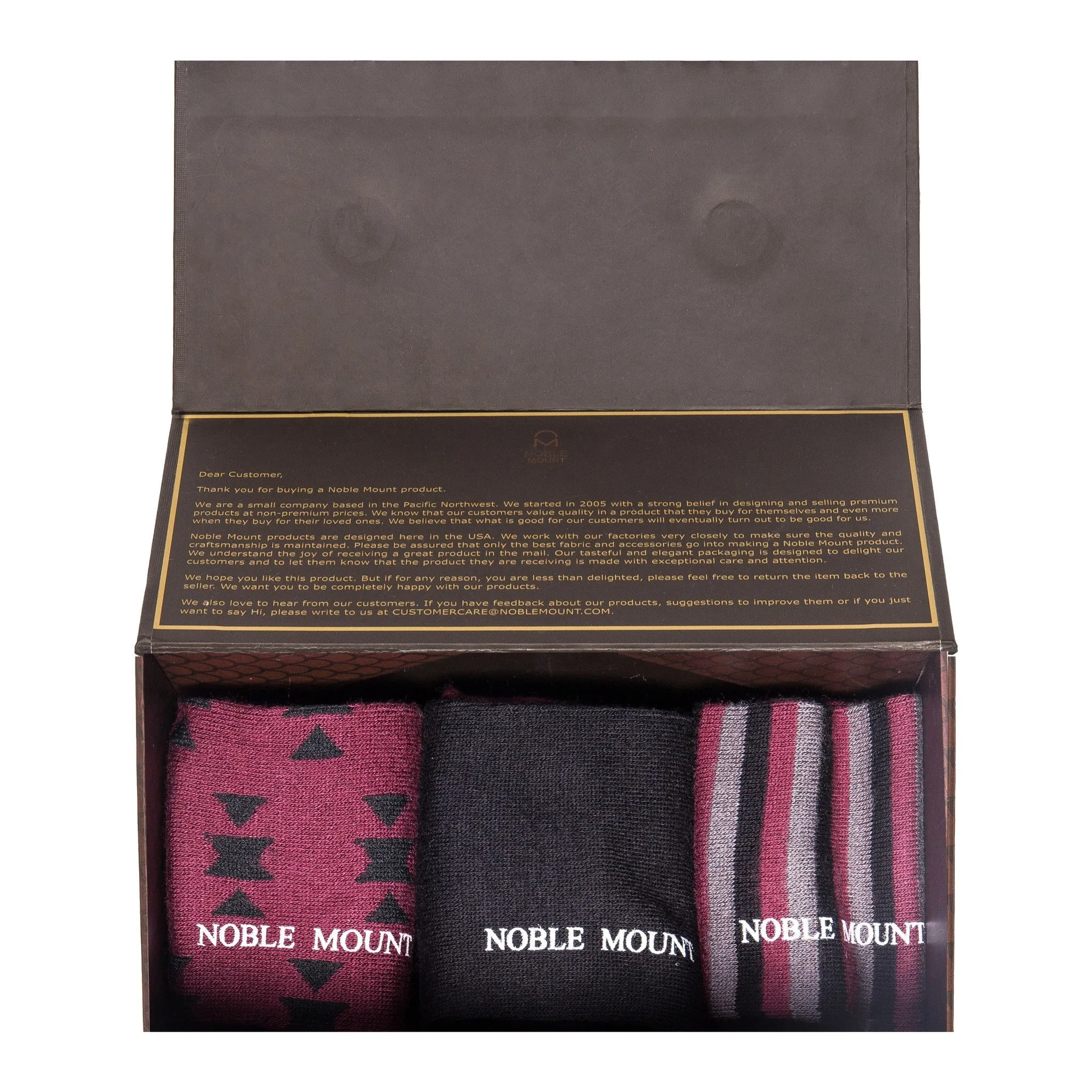 Men's Bamboo Crew Dress Socks 3-Pack