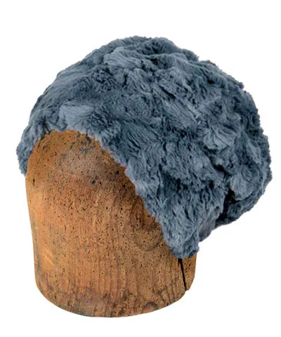 Men's Beanie Hat, Reversible - Cuddly Faux Furs