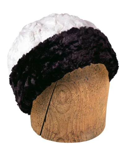 Men's Beanie Hat, Reversible - Cuddly Faux Furs