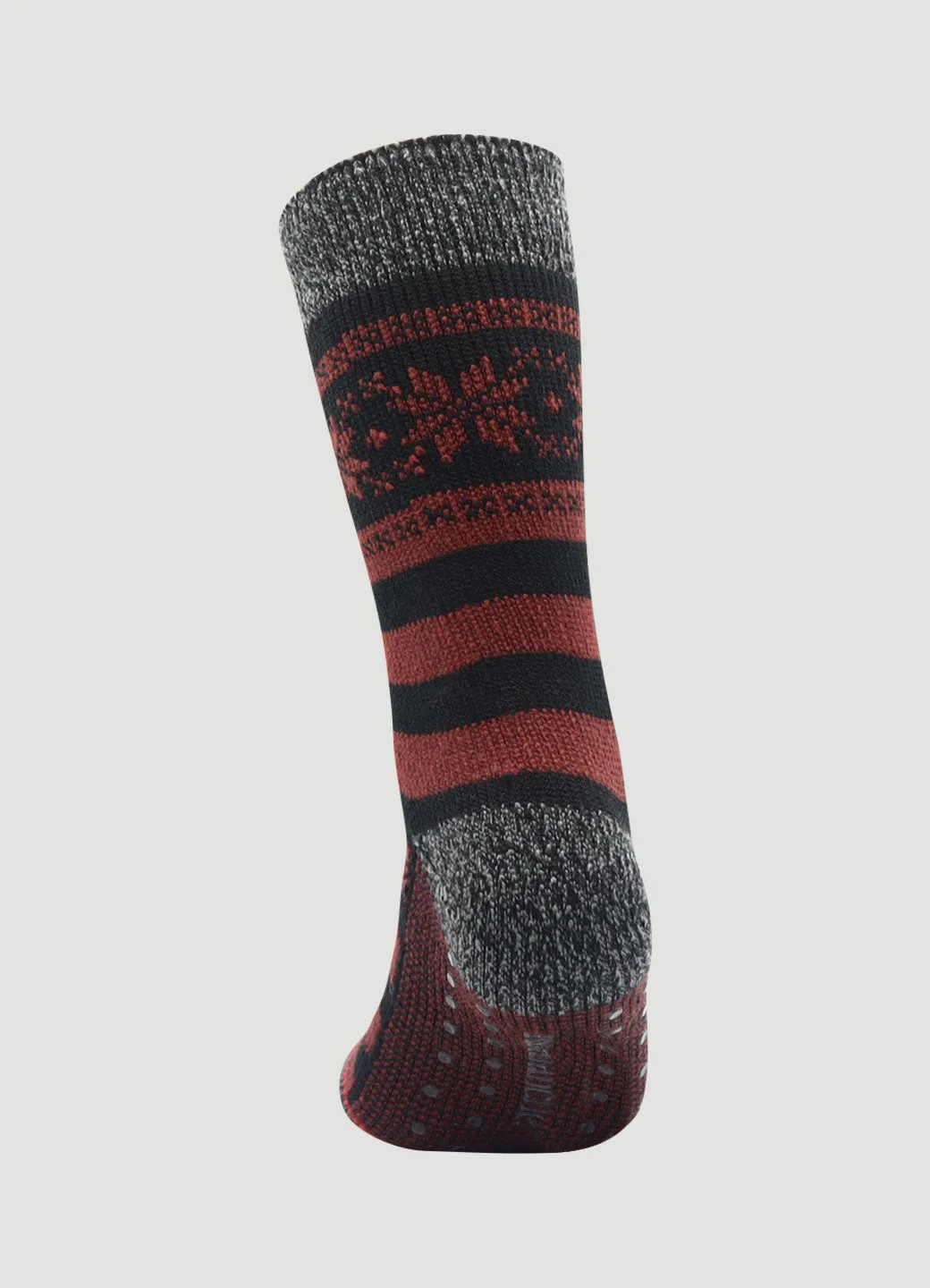 Men's Striped Thermal Slipper Socks