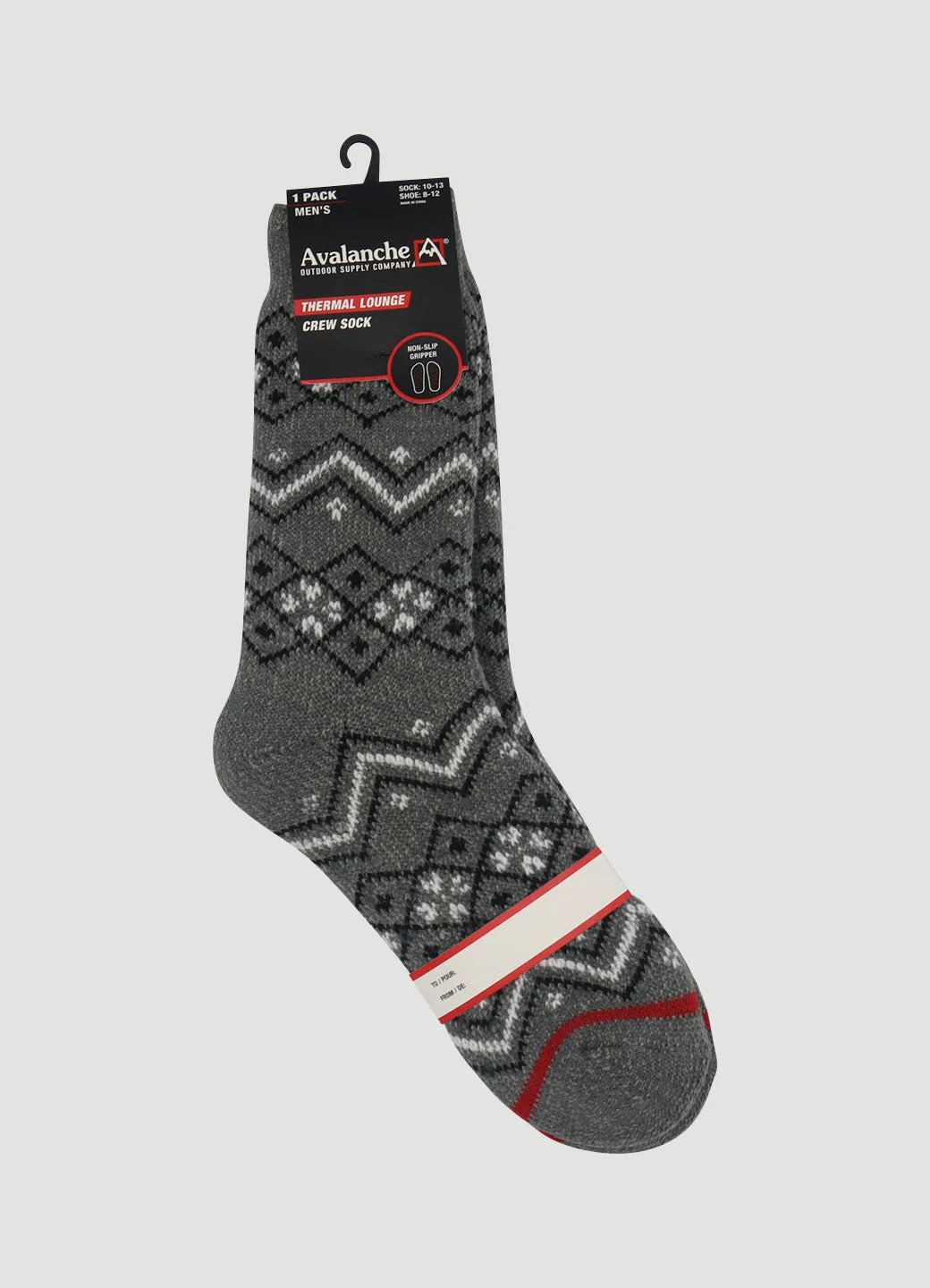 Men’s Thermal Slipper Crew Socks