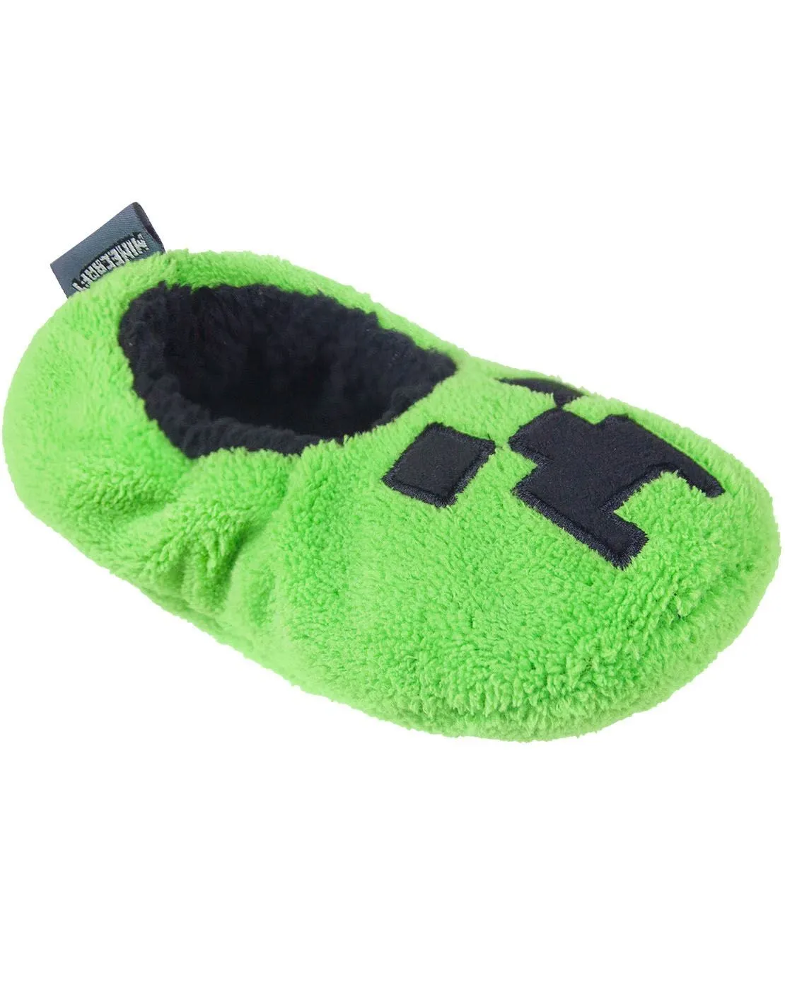 Minecraft Creeper Boy's Slipper Socks