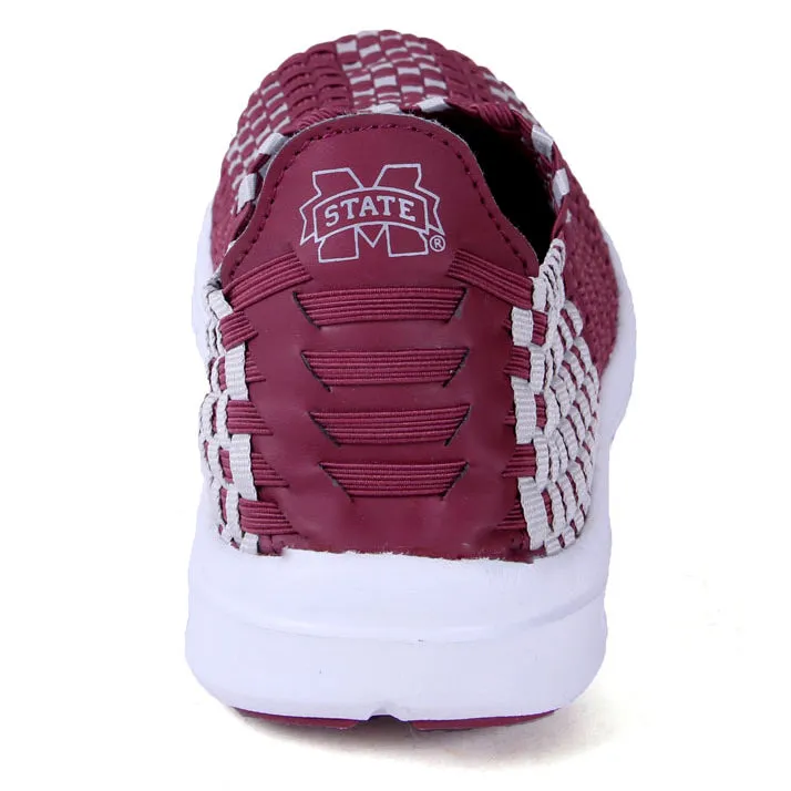 Mississippi State Bulldogs Woven Colors Comfy Slip On Shoes