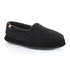 Moc Slipper - Black Berber - Men's